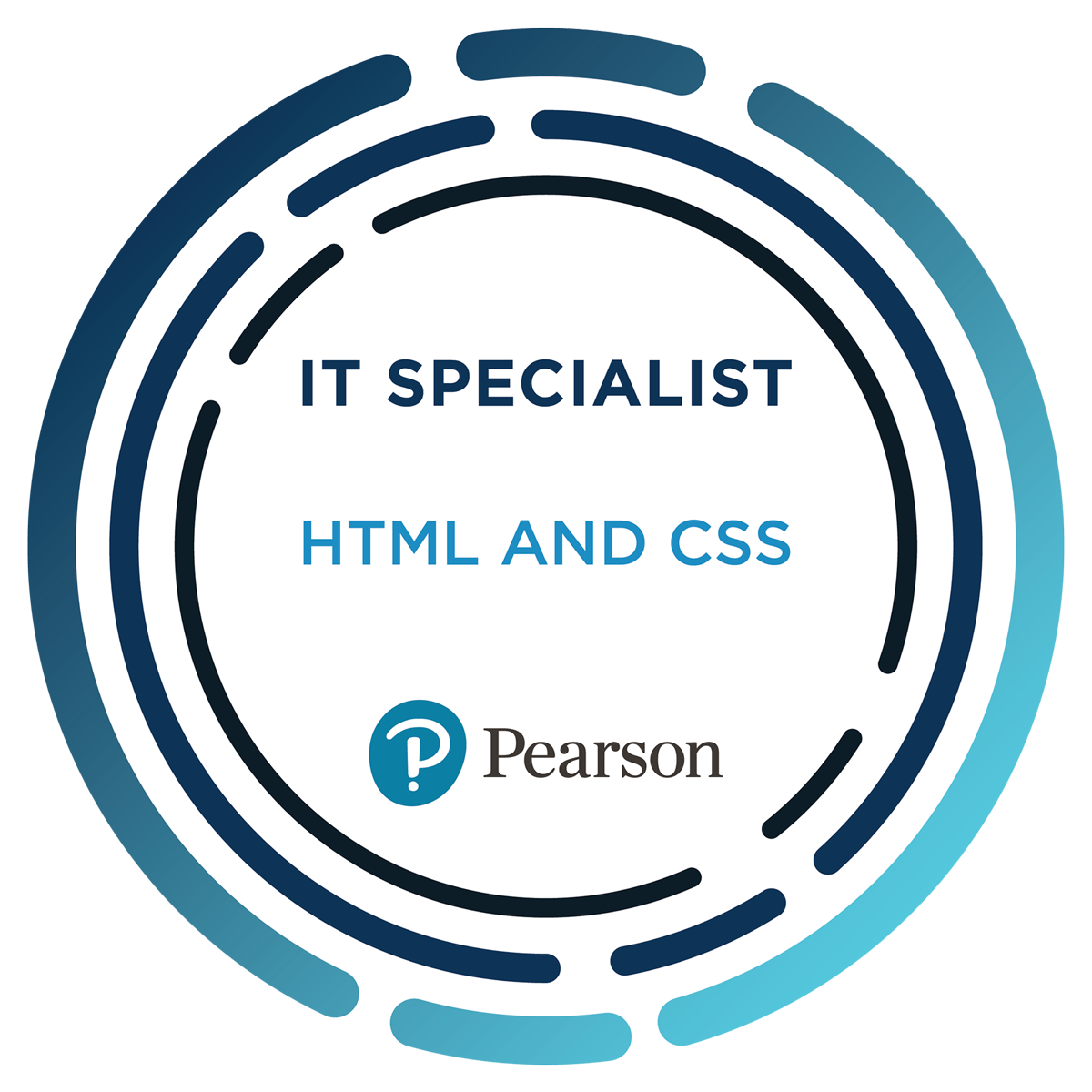 IT Specialist - HTML and CSS badge